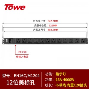 C20输入 12位美标输出模块