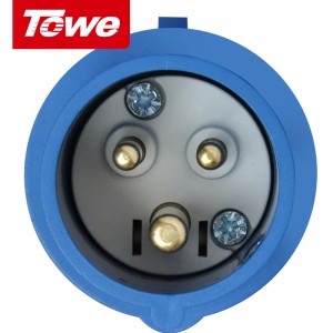 TOWE同为16A工业连接器IP44工业航空插头插座3芯4芯5芯明装暗装