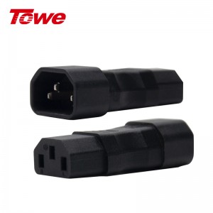 同为（TOWE )C19/C20/c14/c15自配线插头转换器插头  国内外使用
