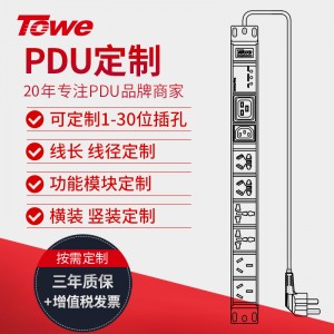 TOWE同为10APDU机柜竖装插座