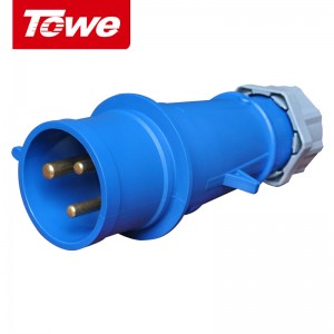 TOWE同为32A工业连接器IP44工业航空插头插座3芯4芯5芯明装暗装