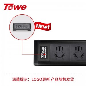 同为TOWE智能电流电压表数显插排插座 分段分级过载声光报警拖线板插线板 过载告警智能数显插座 工业级安全插座 智能告警安全插座 APZ-1014AV/APZ-1614AV