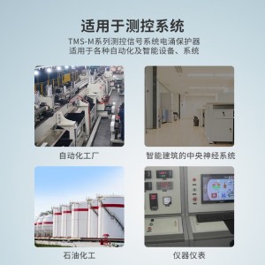 TOWE同为M系列超薄测控信号系统电涌保护器 附带熔断器回路保护 适用于各种过程I/O 适用RS232/422/485 可用于本安电路 TMS-M05R/TMS-M12R/M24R/M48R