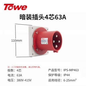 IPS-MP463 4芯 暗装插头