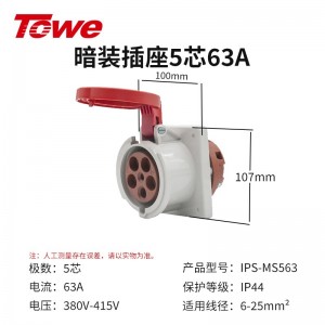 IPS-MS563 5芯 暗装插座